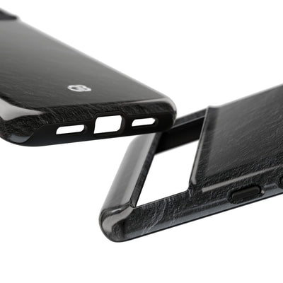 Black Tough Phone Case for Google Pixel - Raw Obsidian Slate