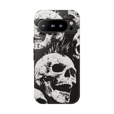 Punk Skull Riot · Tough Phone Case for Pixel ·  Black