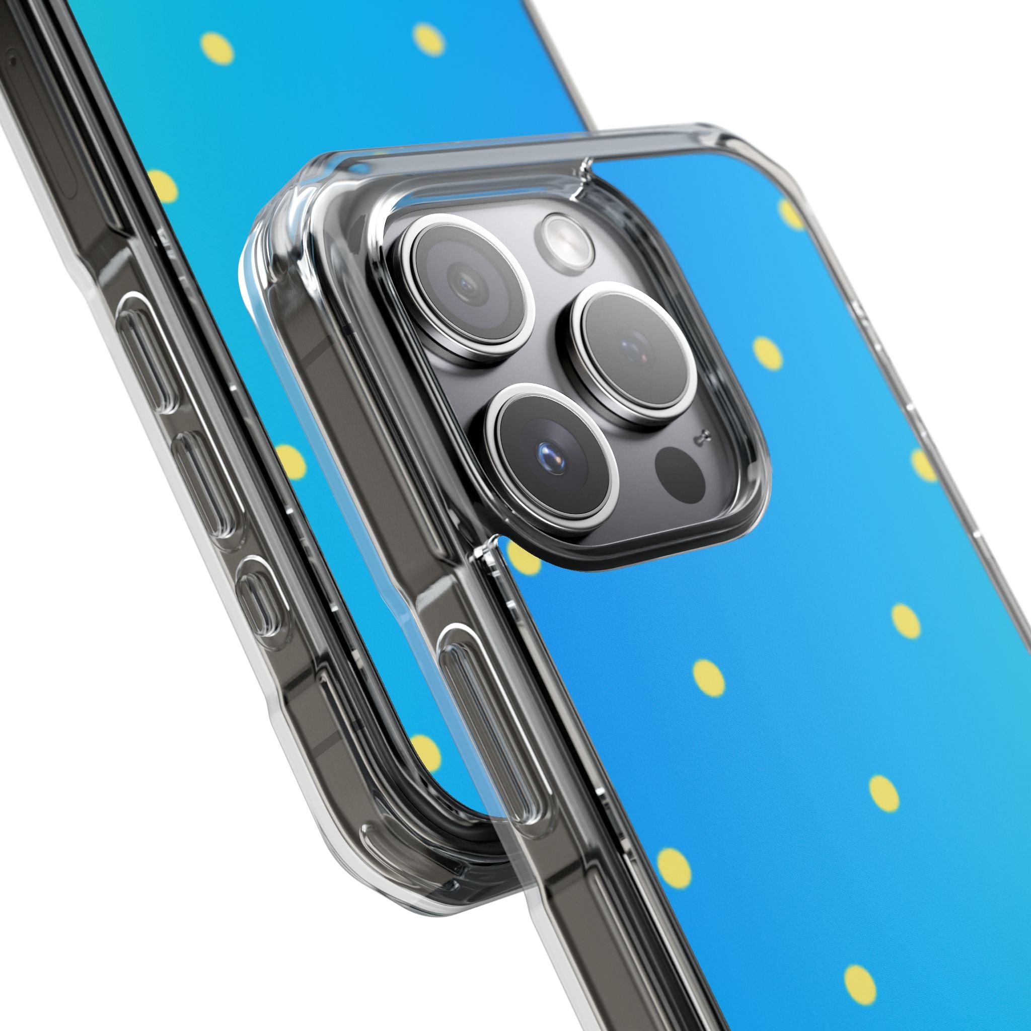 Cyan Sun Dots · Impact Θήκη για iPhone · Magsafe