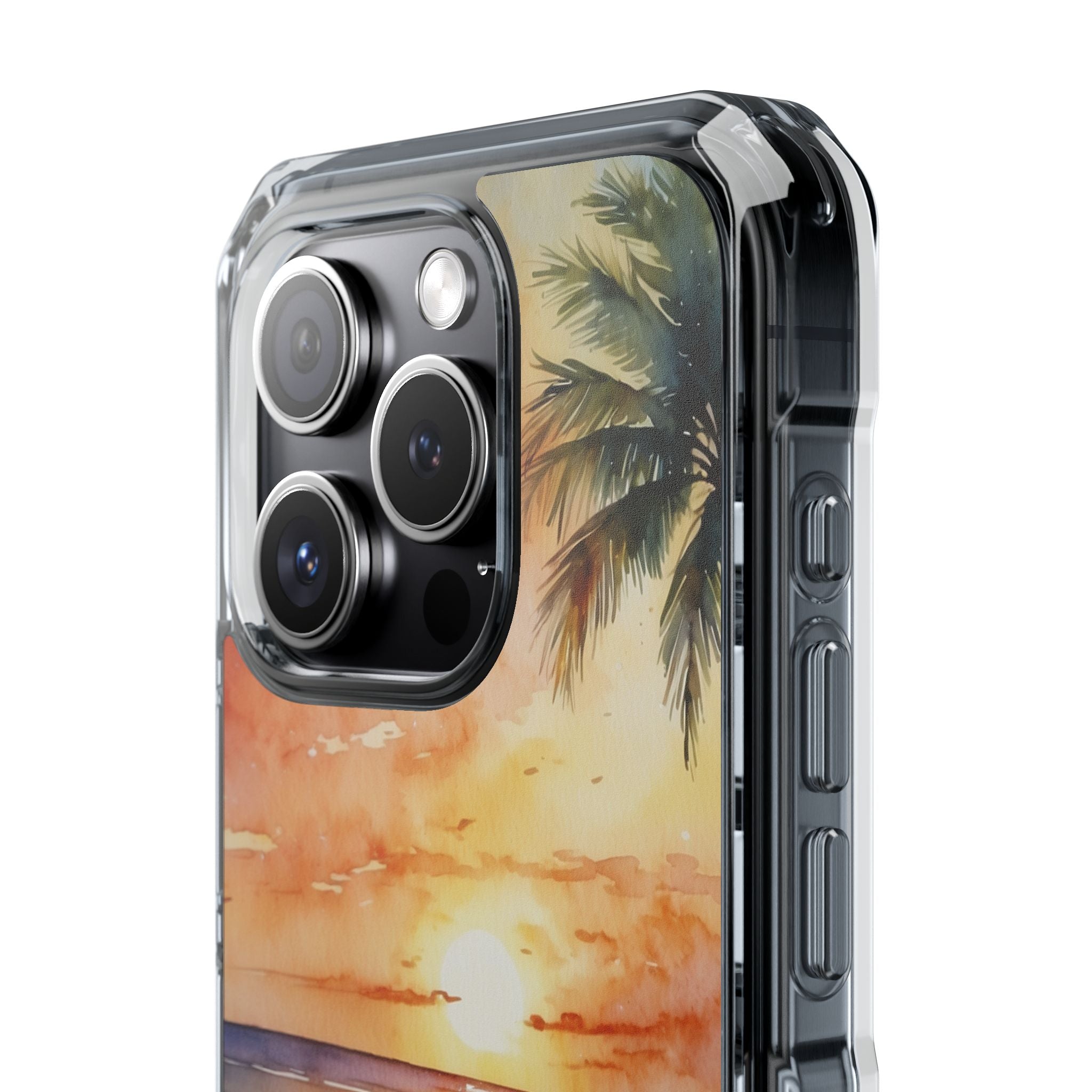Sunset Palm iPhone 15 Pro Case - Impact