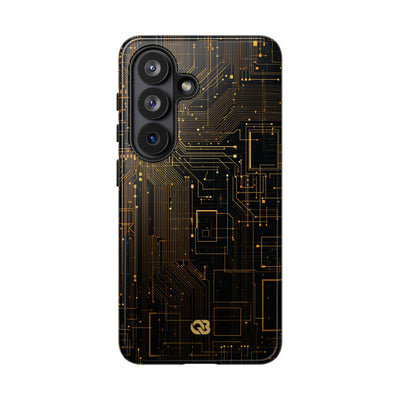 Gold Tough Phone Case for Samsung - Amber Core Mainframe