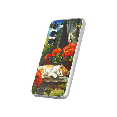 Sleeping Ginger Bloom · Soft Handyhülle für Samsung