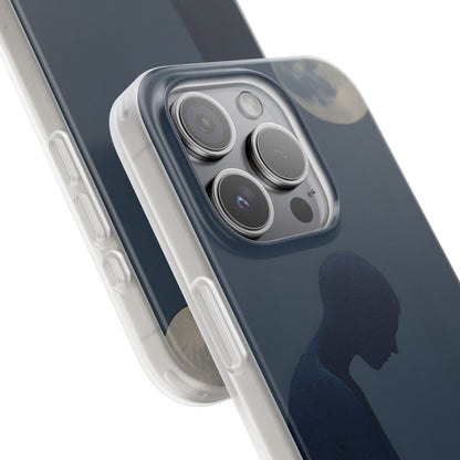 Mondbeschienene Kontemplation iPhone 15 Pro Case - Soft