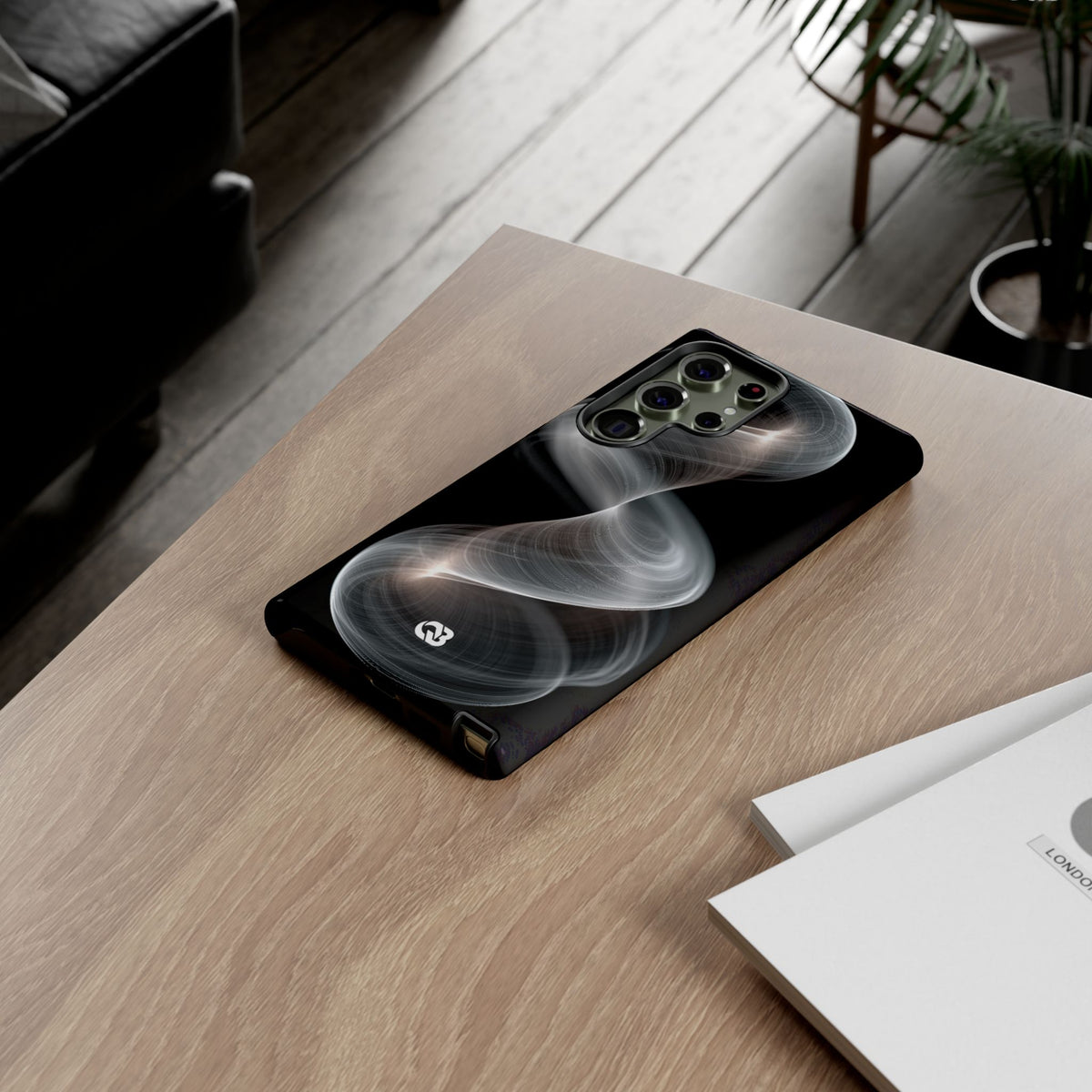 Luminous Vortex · Tough Phone Case for Samsung · Black