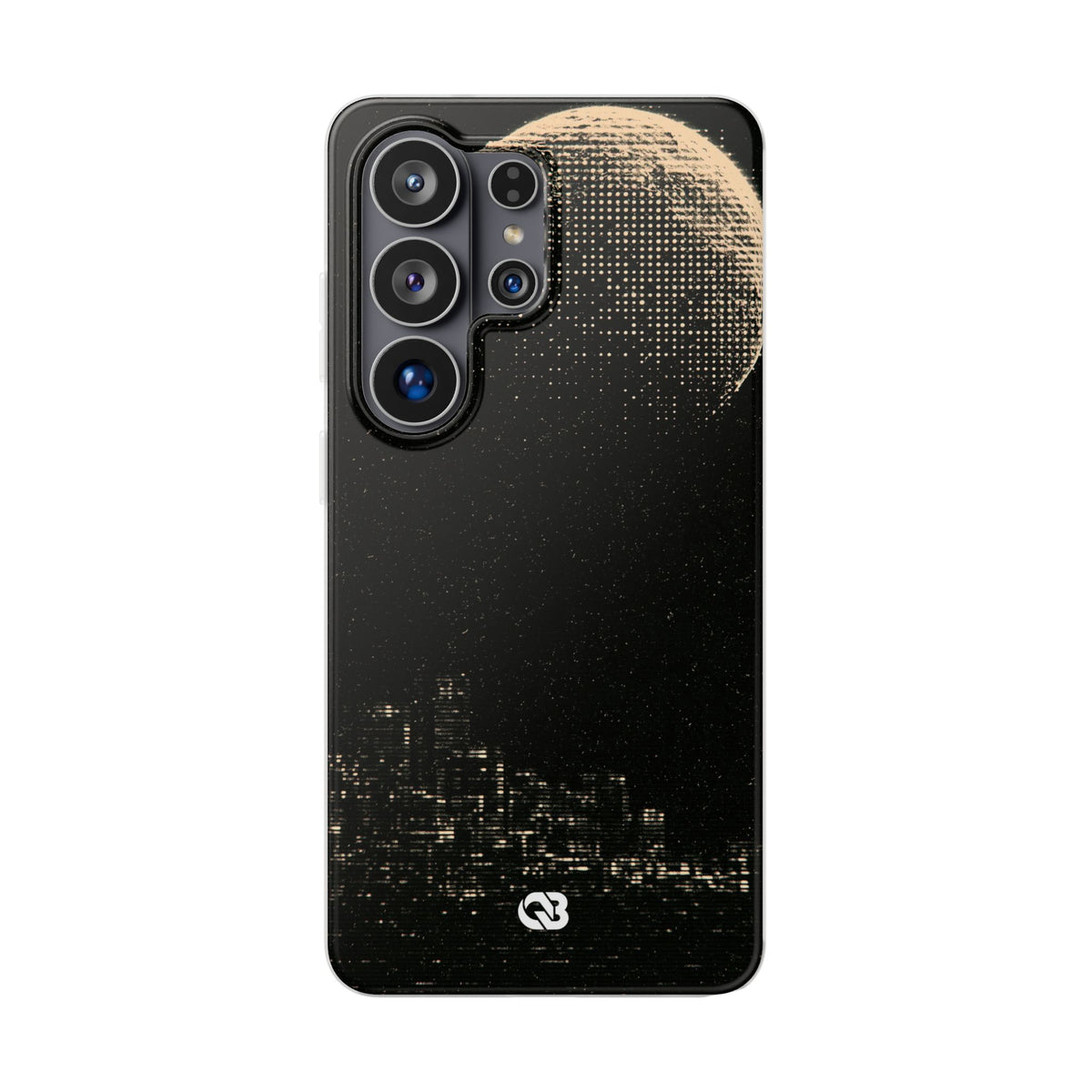 Lunar Metropolis Nocturne · Lite Phone Case for Samsung · Black