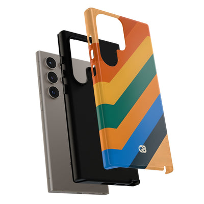 Retro Ridge Lines · Tough Phone Case for Samsung