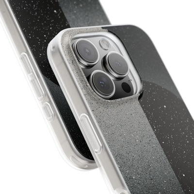 Black Lite Phone Case for iPhone - Lunar Static Orbit