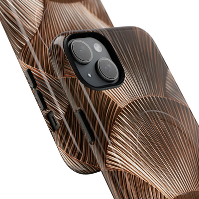 Rose Gilded Fan · Tough 2.0 Magnetic Phone Case for iPhone · Gold