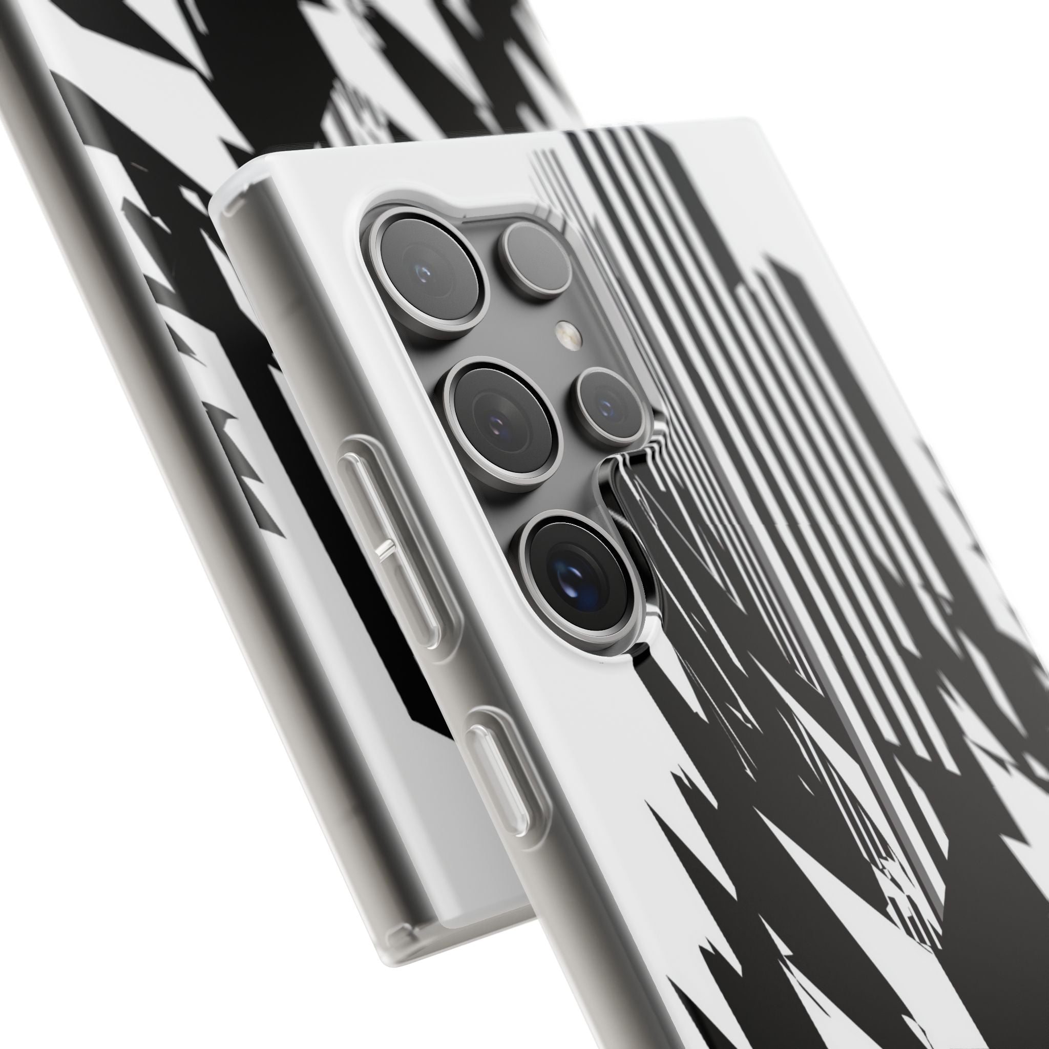 White Lite Phone Case for Samsung - Shattered Vector Spire
