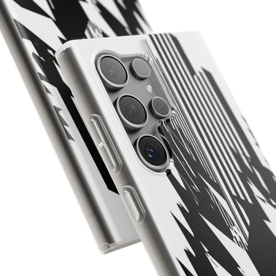 White Lite Phone Case for Samsung - Shattered Vector Spire