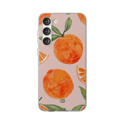 Sunkissed Orange Harvest · Soft Phone Case for Samsung