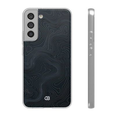 Black Lite Phone Case for Samsung - Obsidian Ridge Topo