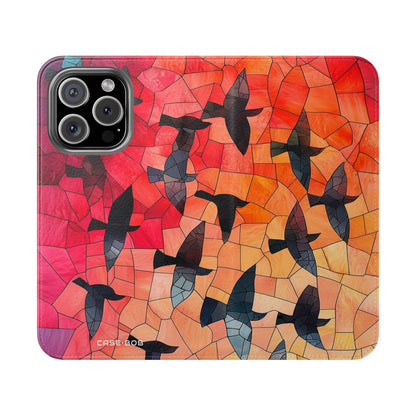 Stained Glass Birds - iPhone 16 Pro Case - Wallet