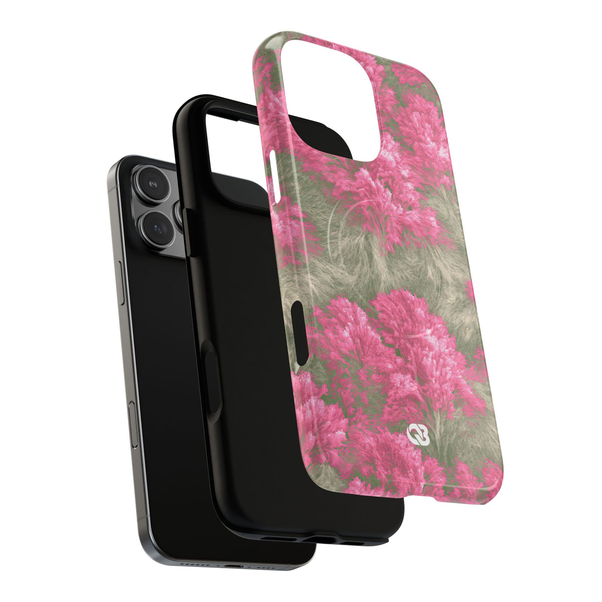 Digital Blossom · Tough 2.0 Magnetic Phone Case for iPhone · Pink