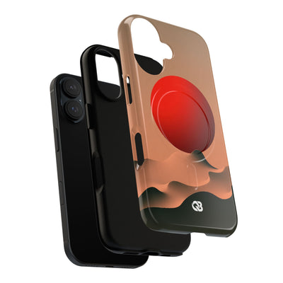 Crimson Sol Ridge · Tough 2.0 Magnetic Phone Case for iPhone · Red