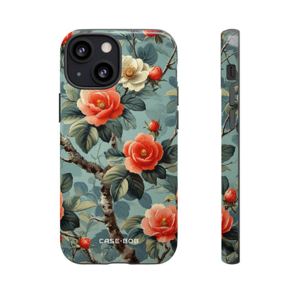 Coral Bloom iPhone 13 Mini Case - Tough