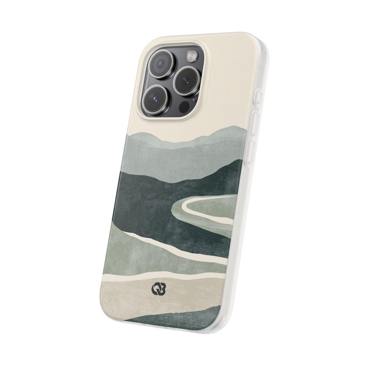 Muted Valley Vista · Lite Phone Case for iPhone ·  Green