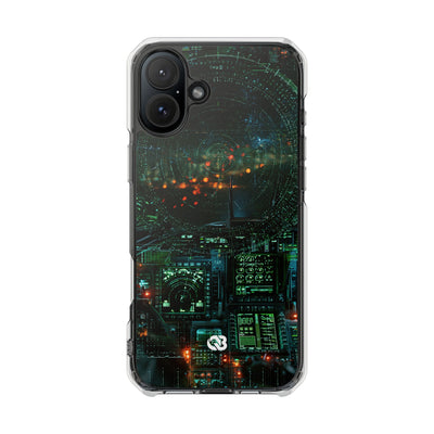 Tactical Avionics HUD · Clear Impact Magnetic Phone Case for iPhone · Green