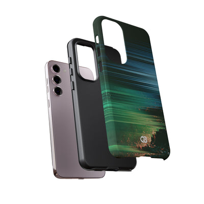 Digital Shoreline Drift · Tough Phone Case for Samsung · Teal