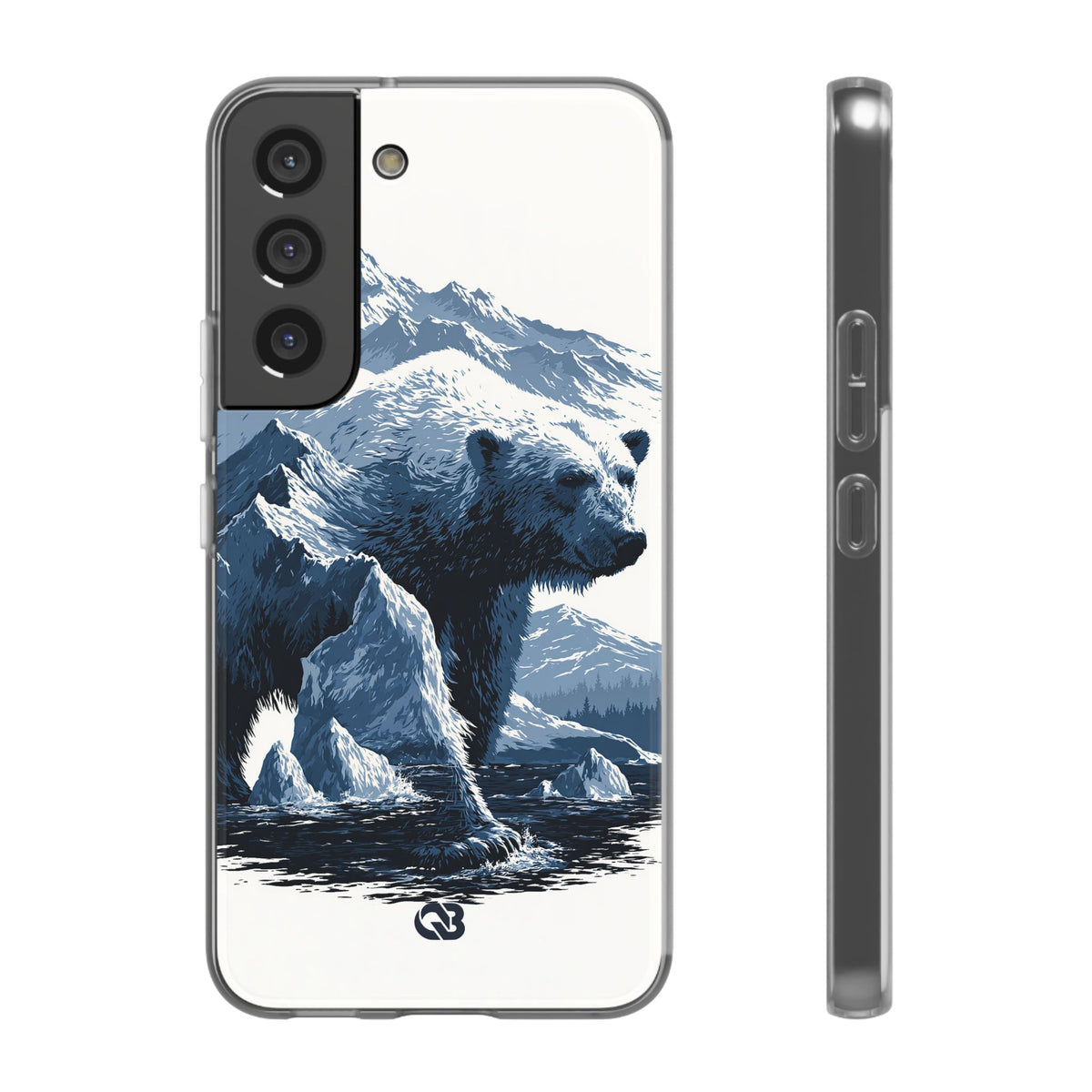 Fjord Summit Bear · Lite Phone Case for Samsung · Blue