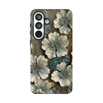 Gilded Blossom Reverie · Tough Phone Case for Samsung · Teal