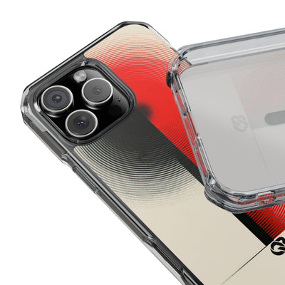 Red Impact MagSafe Phone Case for iPhone - Split Signal Red