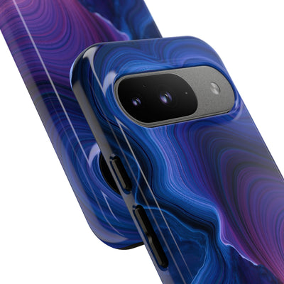 Radiant Strata · Tough Phone Case for Pixel ·  Blue