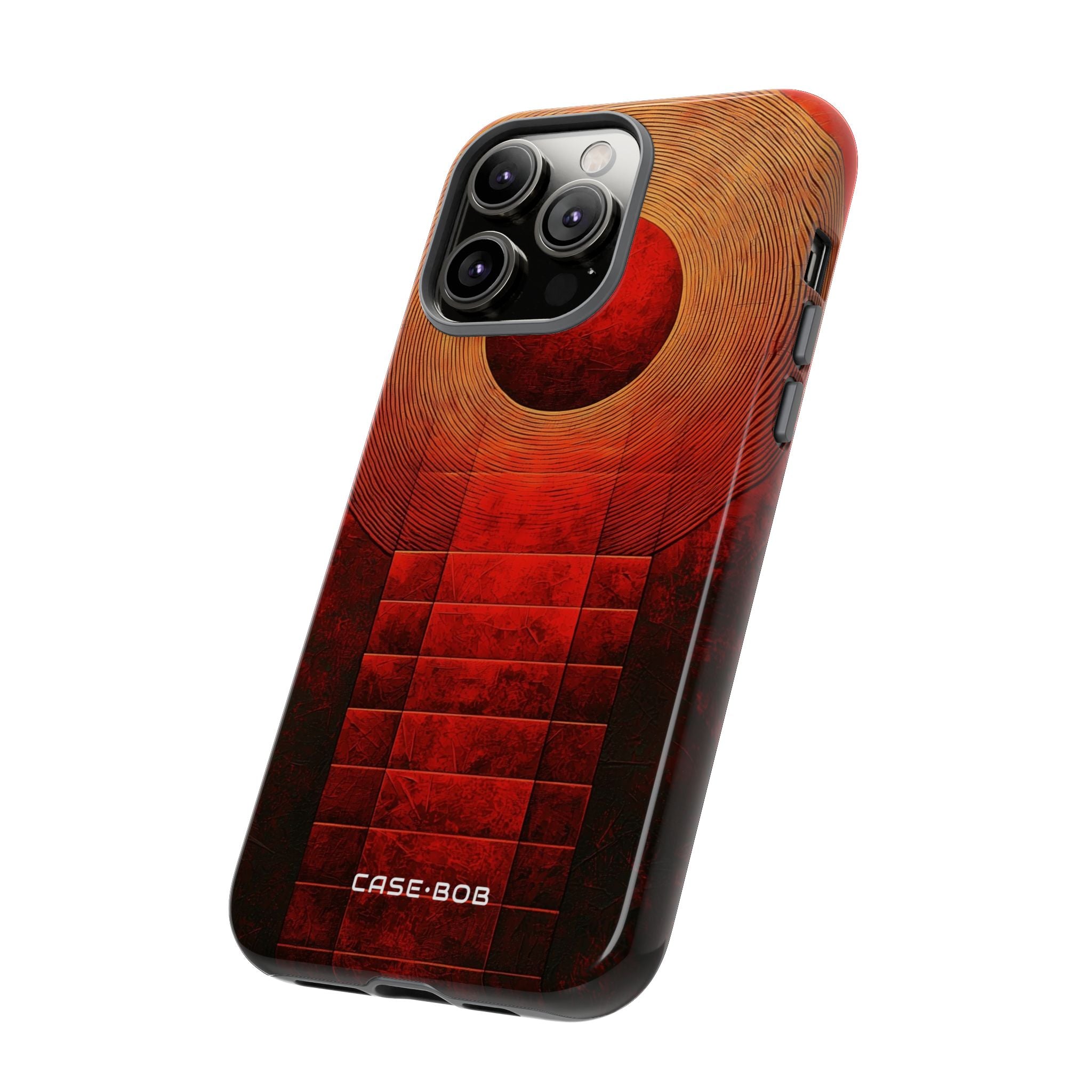 Crimson Orbit iPhone 14 Pro Max Case - Tough
