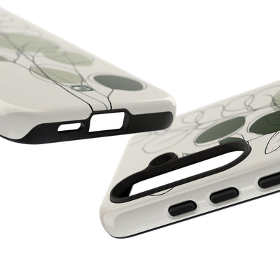 Eucalyptus Foliage Study · Tough Phone Case for Samsung · Green