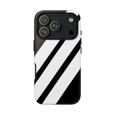 Obsidian White Bars · Tough Telefoncover for iPhone