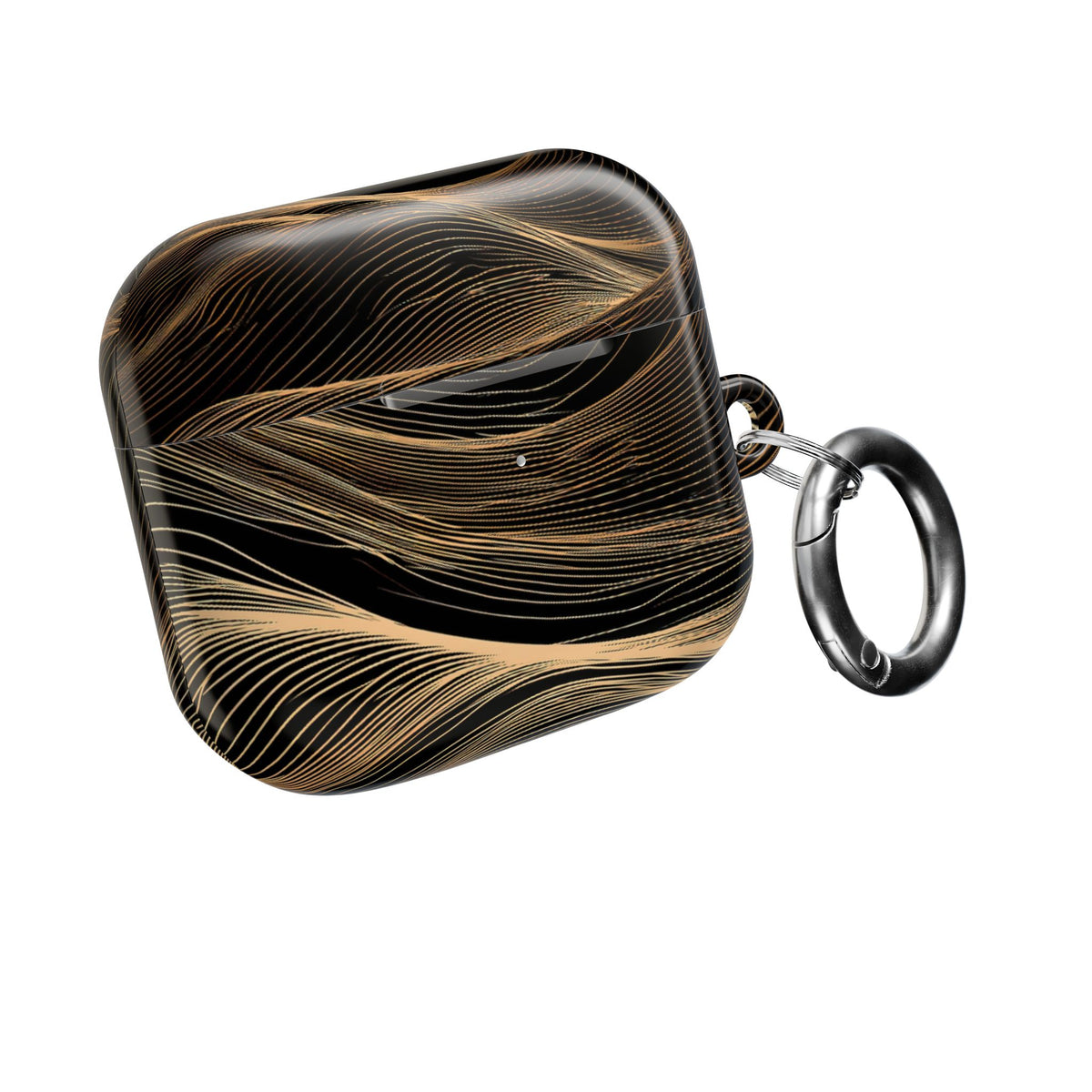 Gilded Ridge · Hard Case for AirPods & AirPods Pro · Black