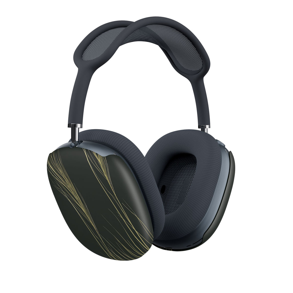 Golden Whispering Reeds · Hard Case for AirPods Max · Green