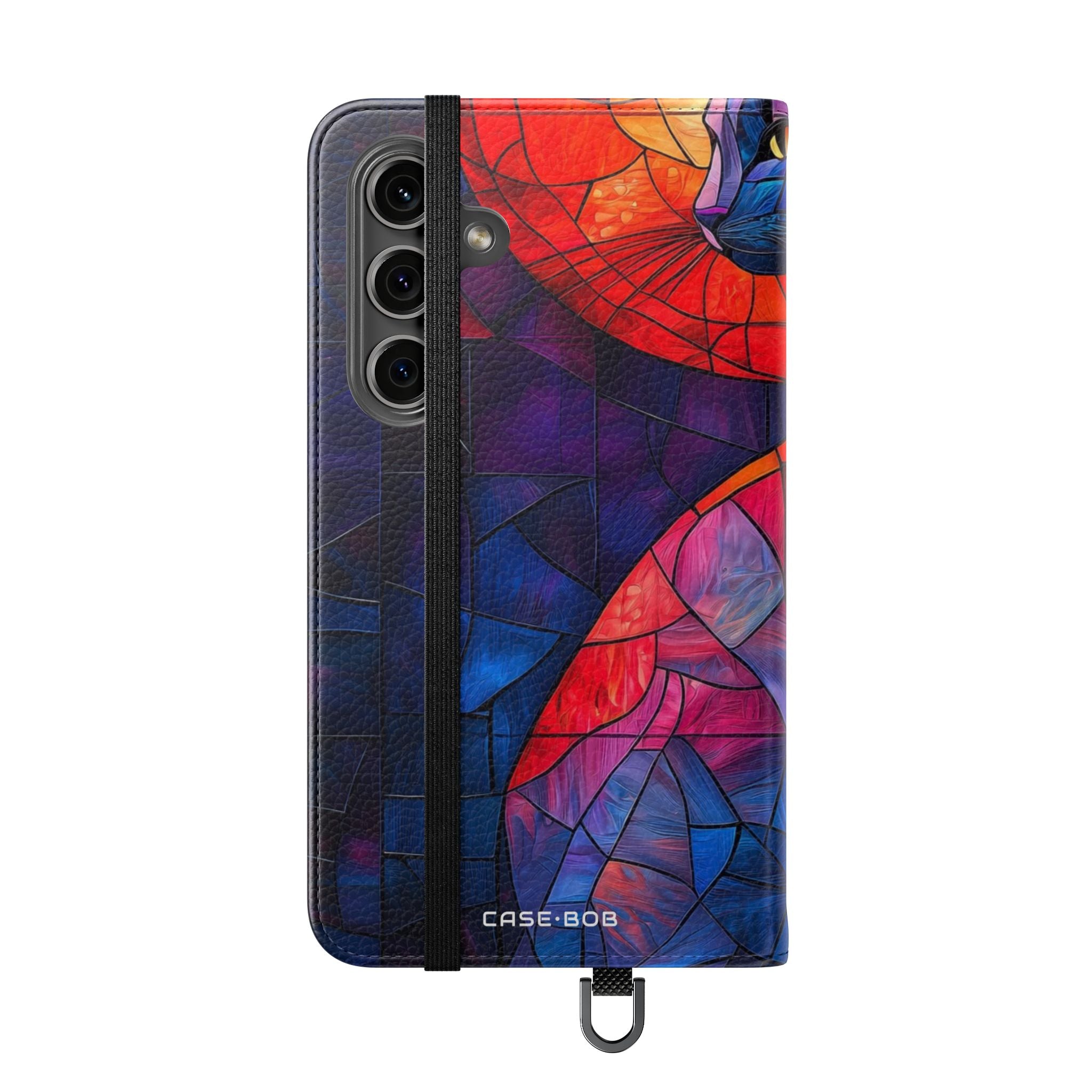 Stained Glass Cat - Samsung S24 Case - Wallet