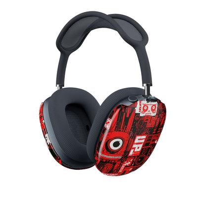 Neo Mecha Collage · Hard Case for AirPods Max · Red