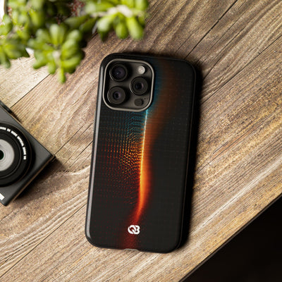 Luminous Refraction Grid · Tough Phone Case for iPhone · Black