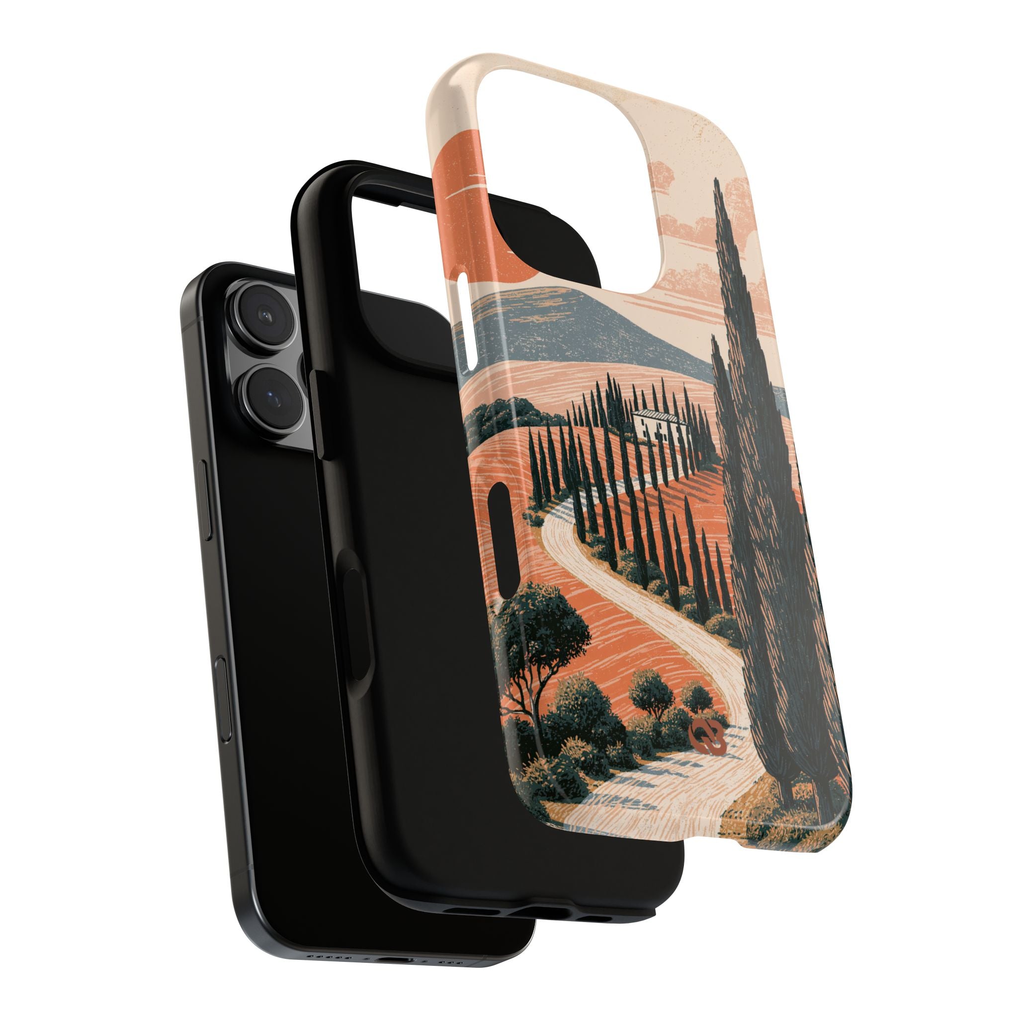 Orange Tough Phone Case for iPhone - Terracotta Ridge Trail