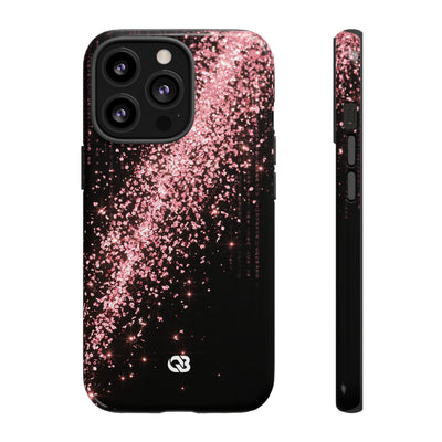 Rose Digital Cascade · Tough Phone Case for iPhone · Pink