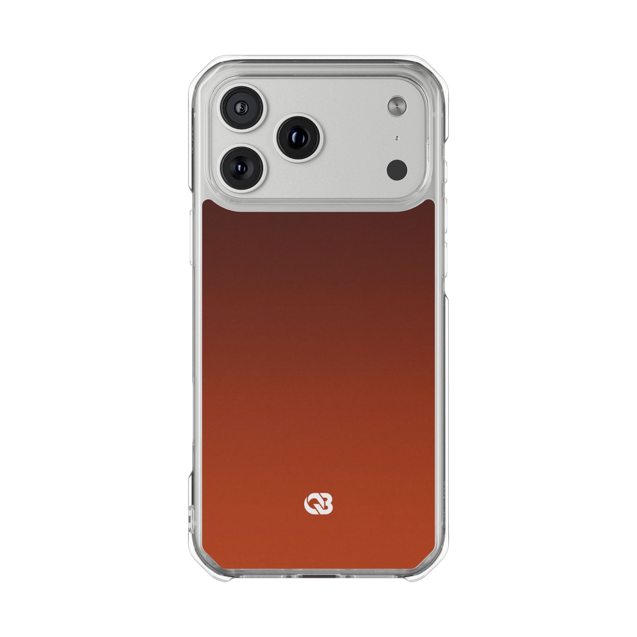 Orange Impact MagSafe Phone Case for iPhone - Obsidian Ember Fade