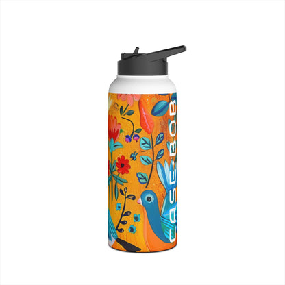 Bluebird Bloom - Stainless Steel Water Bottle