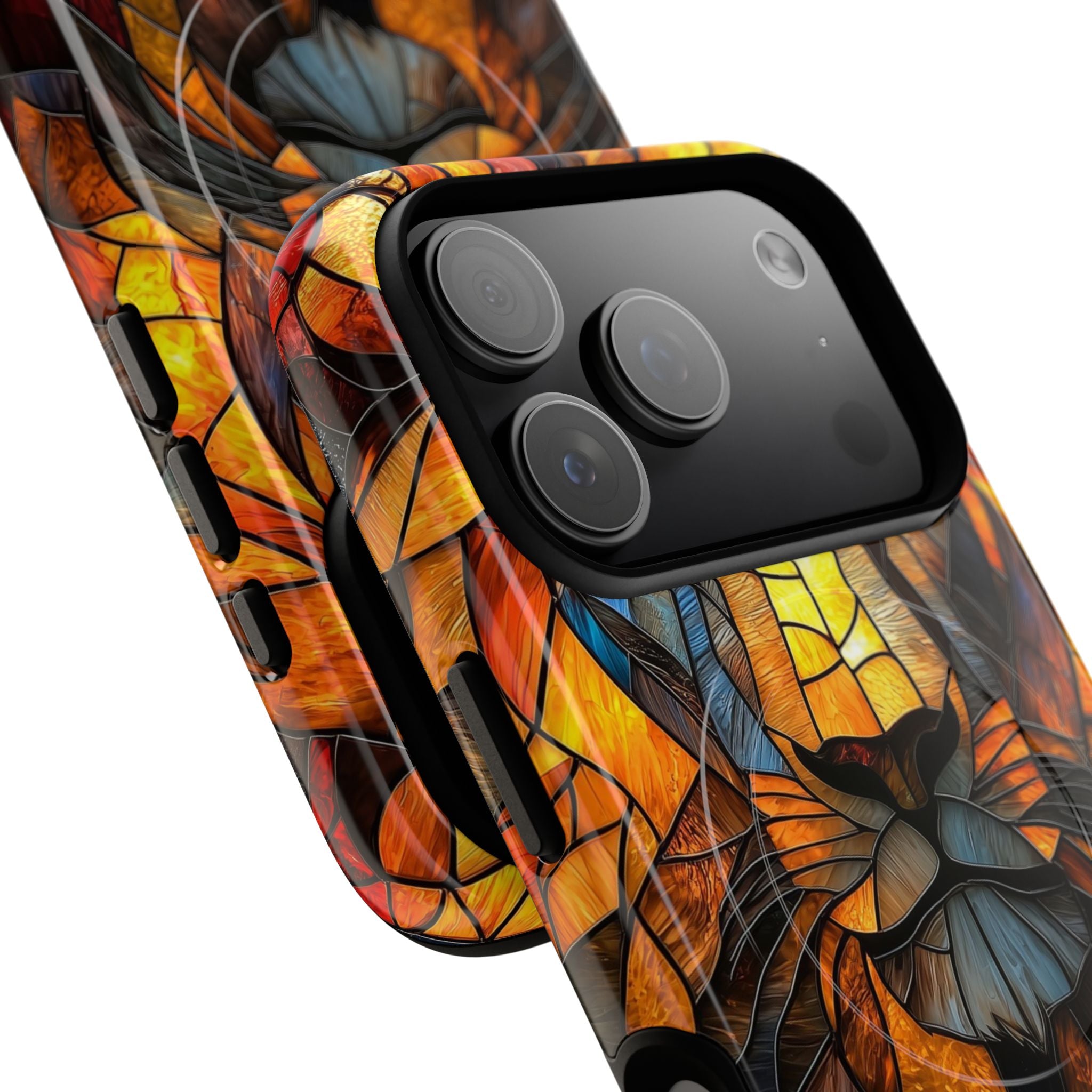 Amber Glass Lion · Tough+ Handyhülle für iPhone · Magsafe