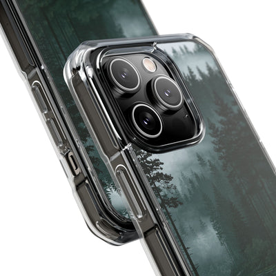 Green Impact MagSafe Phone Case for iPhone - Misty Evergreen Mirror