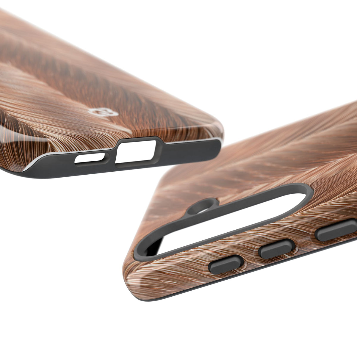 Rose Gold Weave · Tough Phone Case for Samsung · Brown