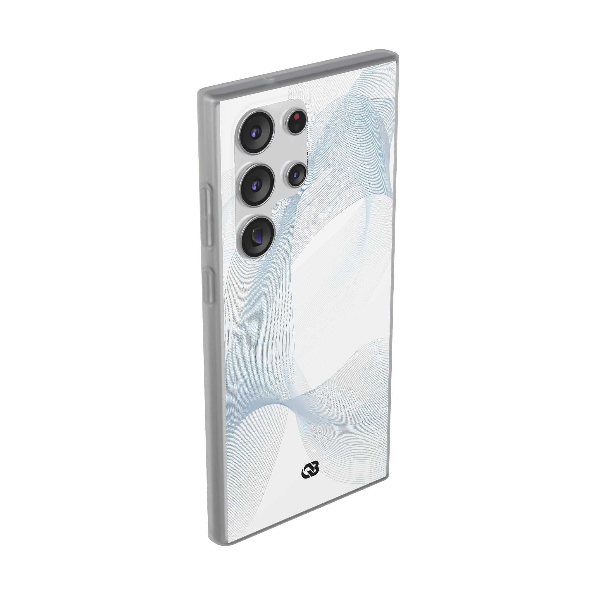 White Lite Phone Case for Samsung - Arctic Line Current