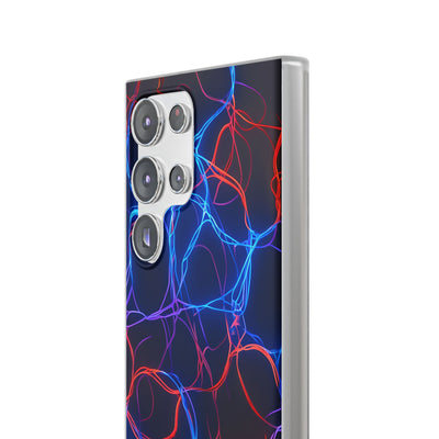 Electric Synapse Glow · Soft Handyhülle für Samsung