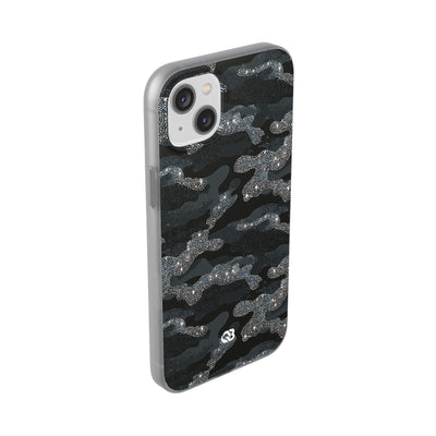 Glitter Shadow Camo · Lite Phone Case for iPhone ·  Black