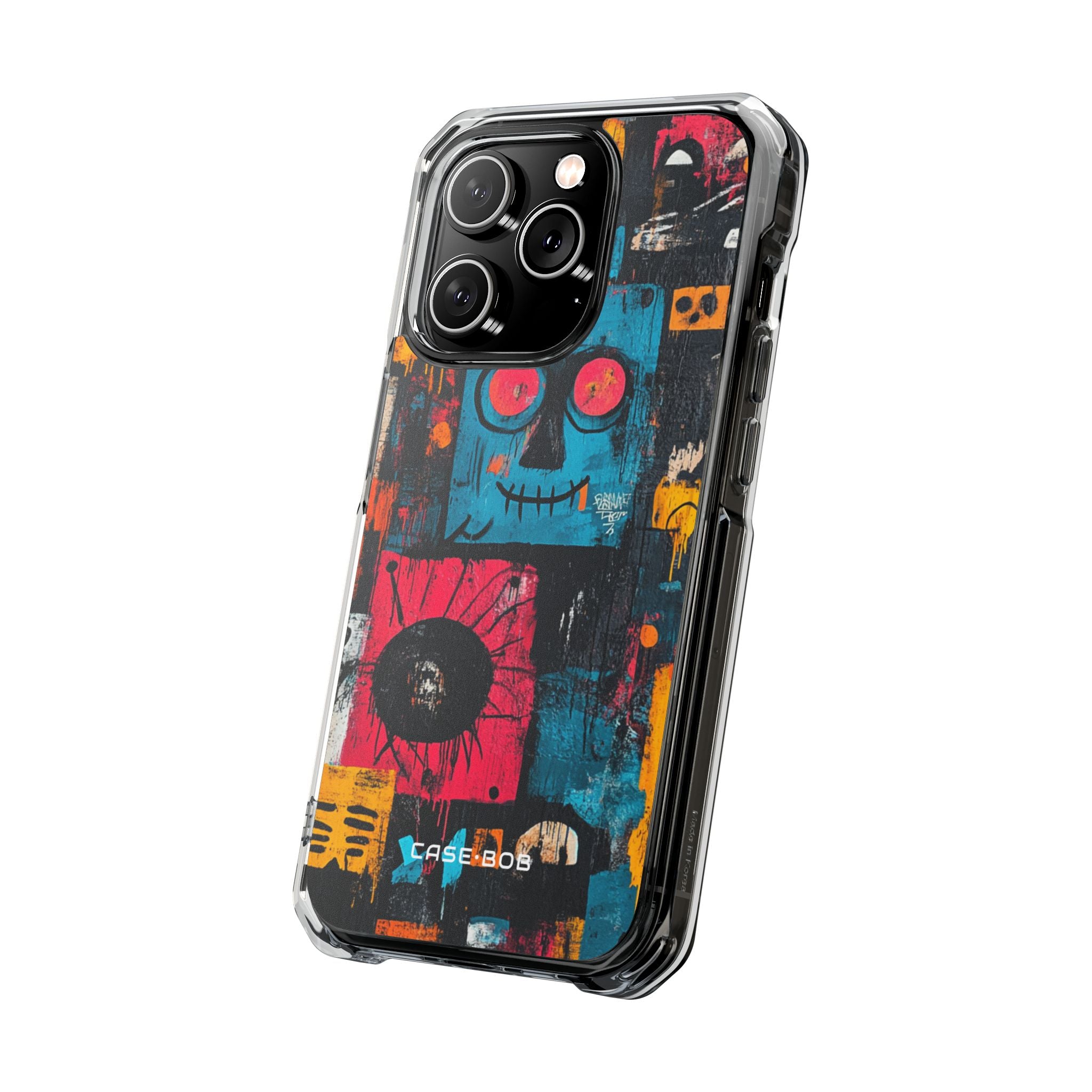 Blue Stitch Smile iPhone 14 Pro Skal - Impact