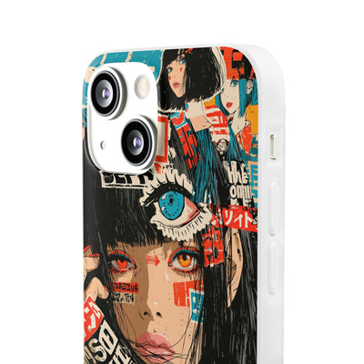 Shibuya Street Collage · Lite Phone Case for iPhone ·  Red