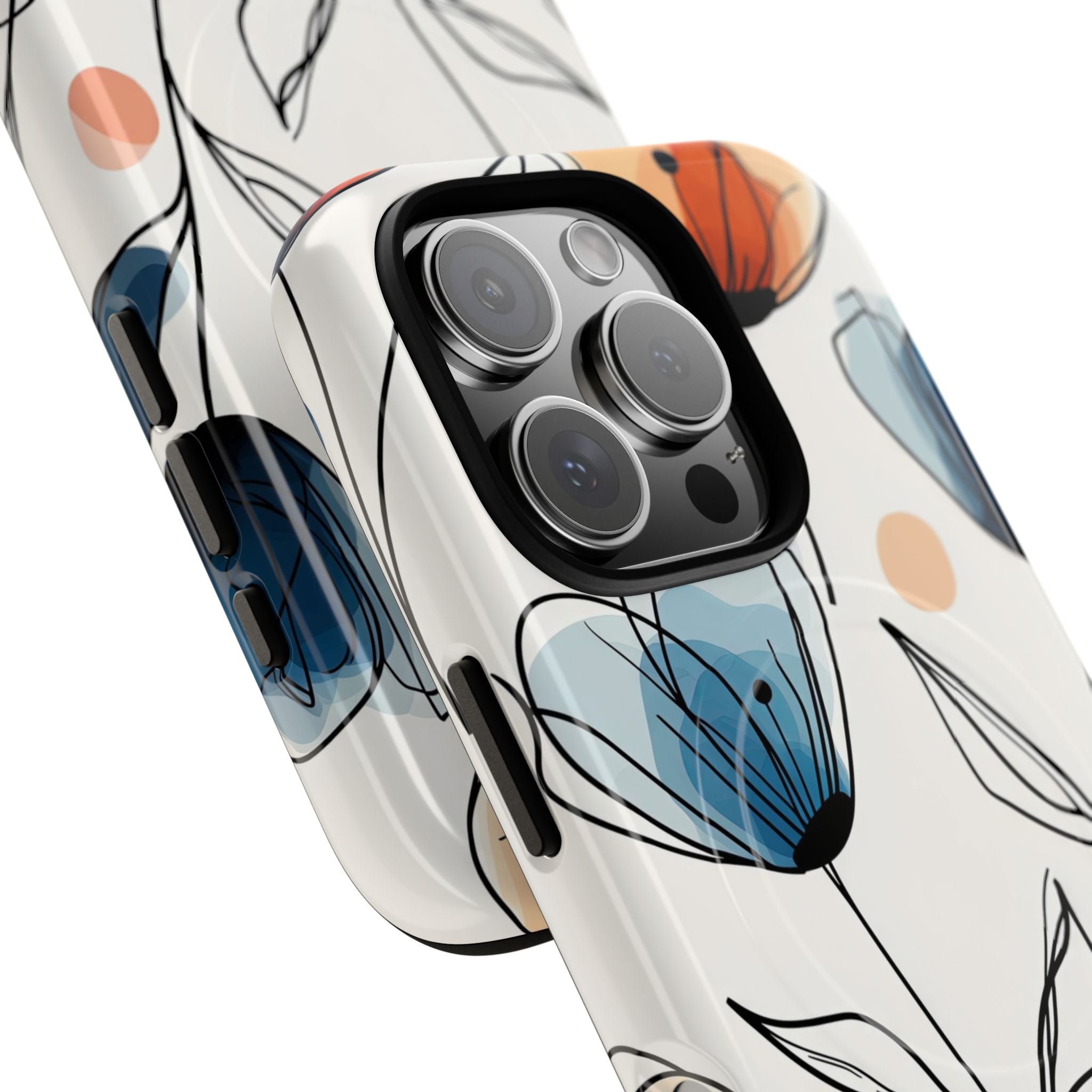 Ink Watercolor Tulips · Tough+ Phone Case for iPhone · Magsafe