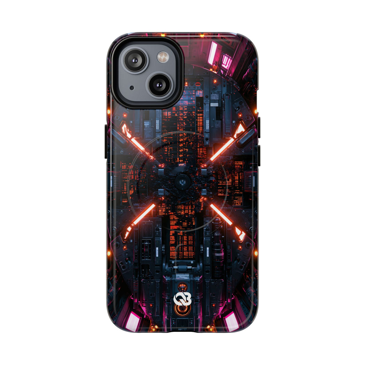 Cybernetic Reactor Core · Tough 2.0 Magnetic Phone Case for iPhone · Black