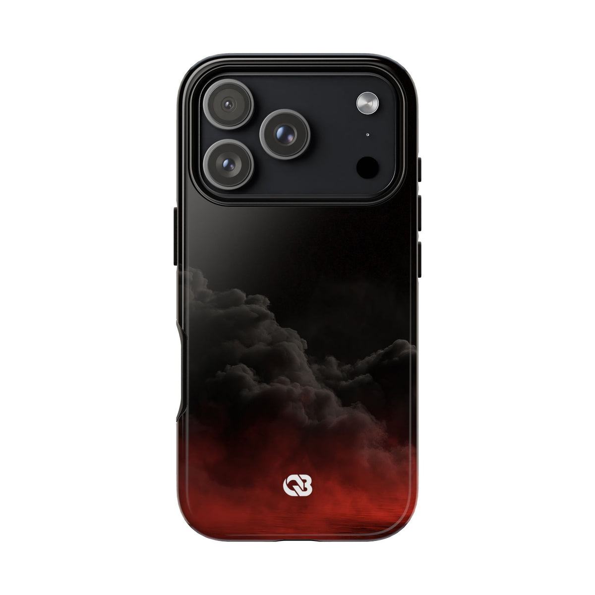 Crimson Fog Void · Tough Phone Case for iPhone · Black